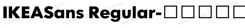 IKEASans Regular字体转换
